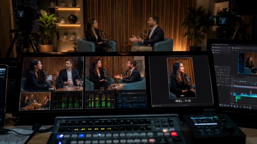 Sala de control con monitorización en directo